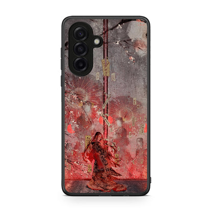 Samsung Galaxy A17 4G Nezuko Kamado θήκη από τη Smartfits με σχέδιο στο πίσω μέρος και μαύρο περίβλημα | Smartphone case with colorful back and black bezels by Smartfits