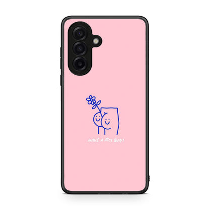 Samsung Galaxy A17 4G Nice Day θήκη από τη Smartfits με σχέδιο στο πίσω μέρος και μαύρο περίβλημα | Smartphone case with colorful back and black bezels by Smartfits
