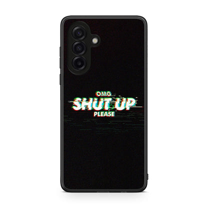 Samsung Galaxy A17 4G OMG ShutUp θήκη από τη Smartfits με σχέδιο στο πίσω μέρος και μαύρο περίβλημα | Smartphone case with colorful back and black bezels by Smartfits