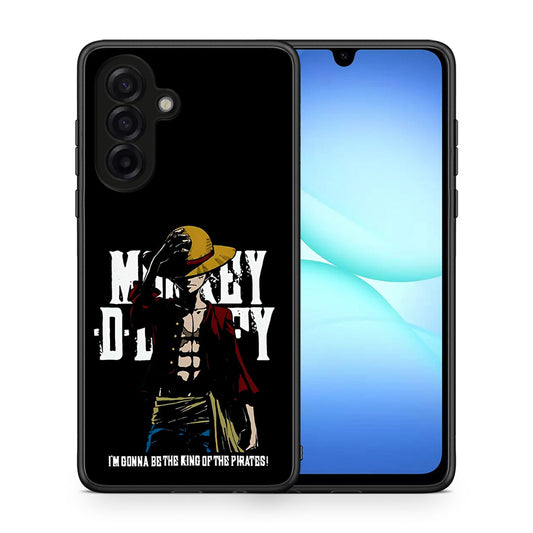 Θήκη Samsung Galaxy A17 4G Pirate King από τη Smartfits με σχέδιο στο πίσω μέρος και μαύρο περίβλημα | Samsung Galaxy A17 4G Pirate King case with colorful back and black bezels