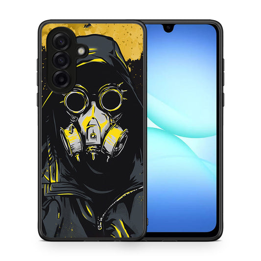 Θήκη Samsung Galaxy A17 4G Mask PopArt από τη Smartfits με σχέδιο στο πίσω μέρος και μαύρο περίβλημα | Samsung Galaxy A17 4G Mask PopArt case with colorful back and black bezels