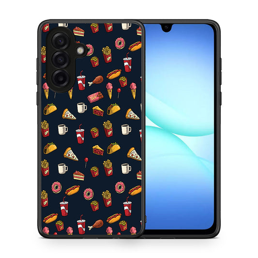 Θήκη Samsung Galaxy A17 4G Hungry Random από τη Smartfits με σχέδιο στο πίσω μέρος και μαύρο περίβλημα | Samsung Galaxy A17 4G Hungry Random case with colorful back and black bezels