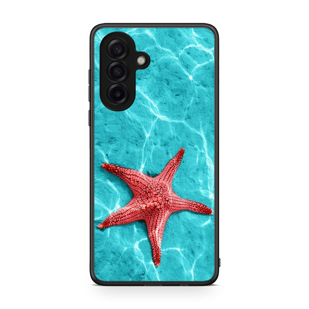 Samsung Galaxy A17 4G Red Starfish Θήκη από τη Smartfits με σχέδιο στο πίσω μέρος και μαύρο περίβλημα | Smartphone case with colorful back and black bezels by Smartfits