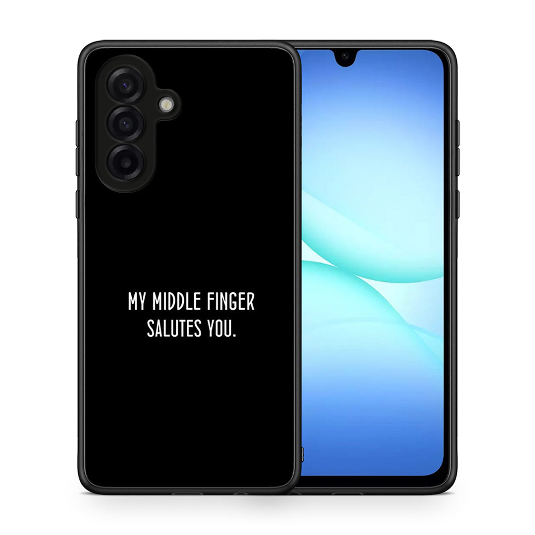 Θήκη Samsung Galaxy A17 4G Salute από τη Smartfits με σχέδιο στο πίσω μέρος και μαύρο περίβλημα | Samsung Galaxy A17 4G Salute case with colorful back and black bezels
