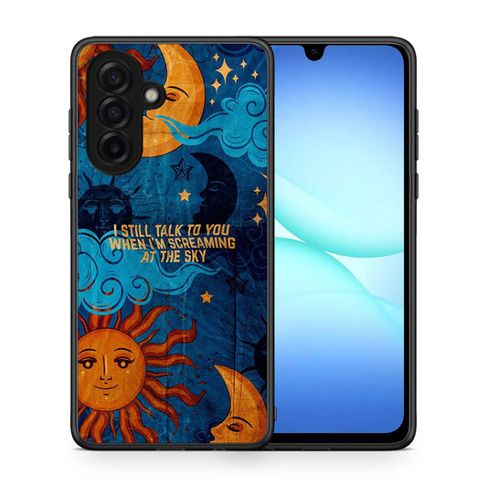 Θήκη Samsung Galaxy A17 4G Screaming Sky από τη Smartfits με σχέδιο στο πίσω μέρος και μαύρο περίβλημα | Samsung Galaxy A17 4G Screaming Sky case with colorful back and black bezels