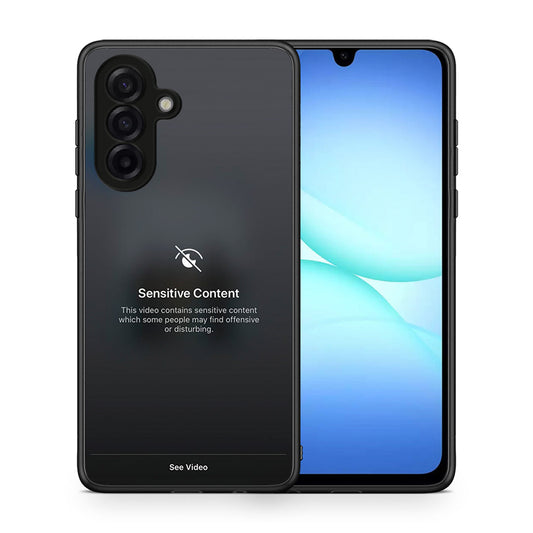 Θήκη Samsung Galaxy A17 4G Sensitive Content από τη Smartfits με σχέδιο στο πίσω μέρος και μαύρο περίβλημα | Samsung Galaxy A17 4G Sensitive Content case with colorful back and black bezels