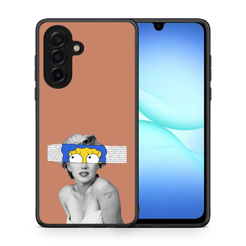Θήκη Samsung Galaxy A17 4G Sim Merilyn από τη Smartfits με σχέδιο στο πίσω μέρος και μαύρο περίβλημα | Samsung Galaxy A17 4G Sim Merilyn case with colorful back and black bezels