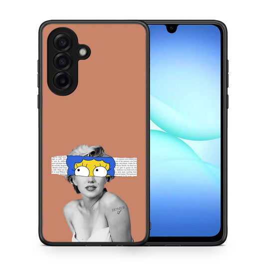 Θήκη Samsung Galaxy A17 4G Sim Merilyn από τη Smartfits με σχέδιο στο πίσω μέρος και μαύρο περίβλημα | Samsung Galaxy A17 4G Sim Merilyn case with colorful back and black bezels
