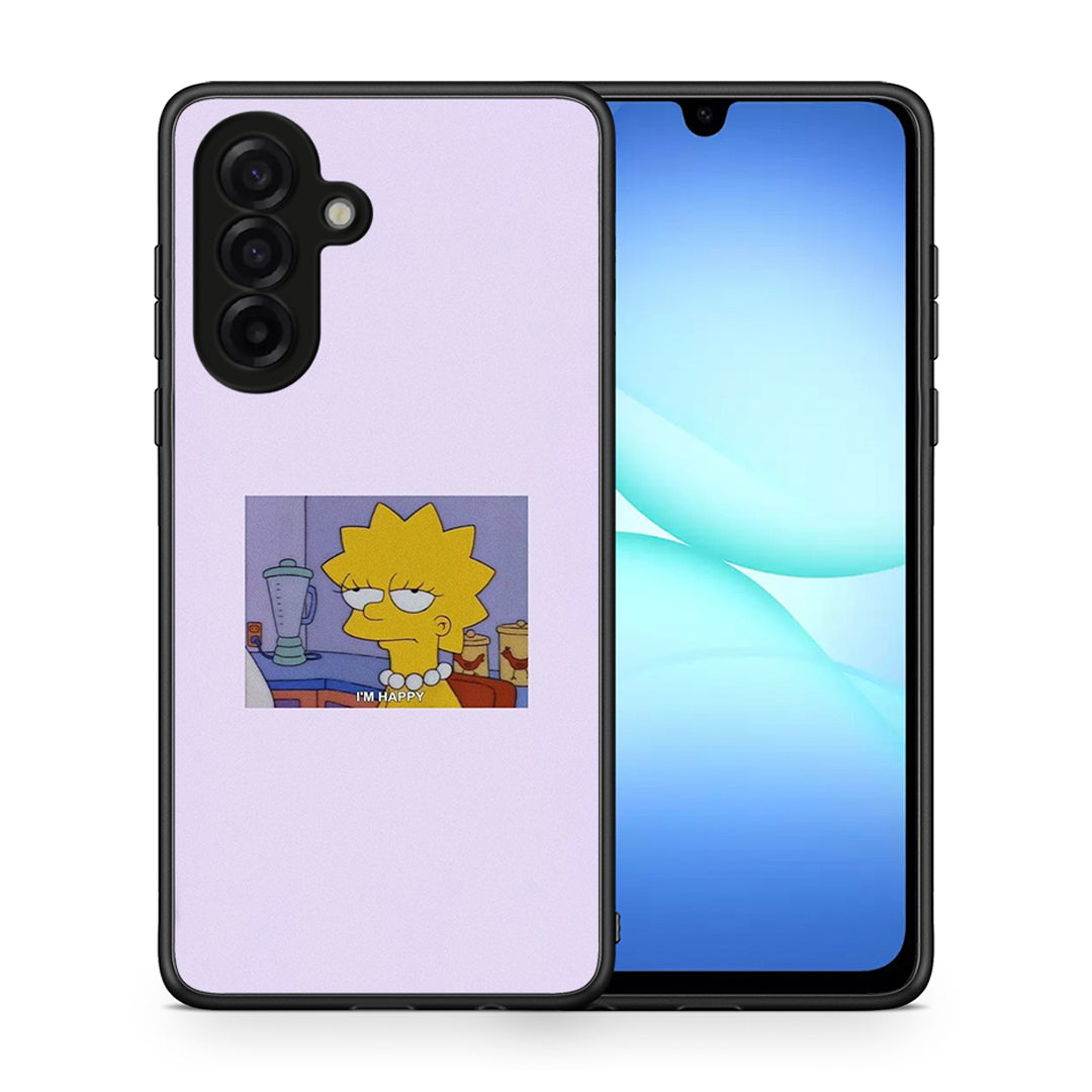 Θήκη Samsung Galaxy A17 4G So Happy από τη Smartfits με σχέδιο στο πίσω μέρος και μαύρο περίβλημα | Samsung Galaxy A17 4G So Happy case with colorful back and black bezels