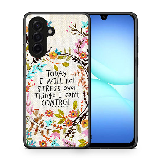 Θήκη Samsung Galaxy A17 4G Stress Over από τη Smartfits με σχέδιο στο πίσω μέρος και μαύρο περίβλημα | Samsung Galaxy A17 4G Stress Over case with colorful back and black bezels