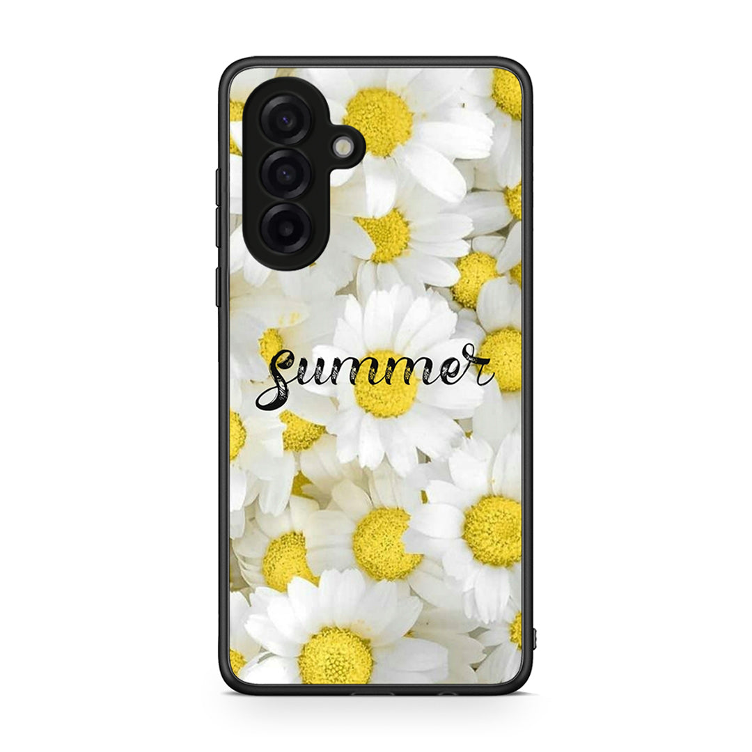 Samsung Galaxy A17 4G Summer Daisies Θήκη από τη Smartfits με σχέδιο στο πίσω μέρος και μαύρο περίβλημα | Smartphone case with colorful back and black bezels by Smartfits