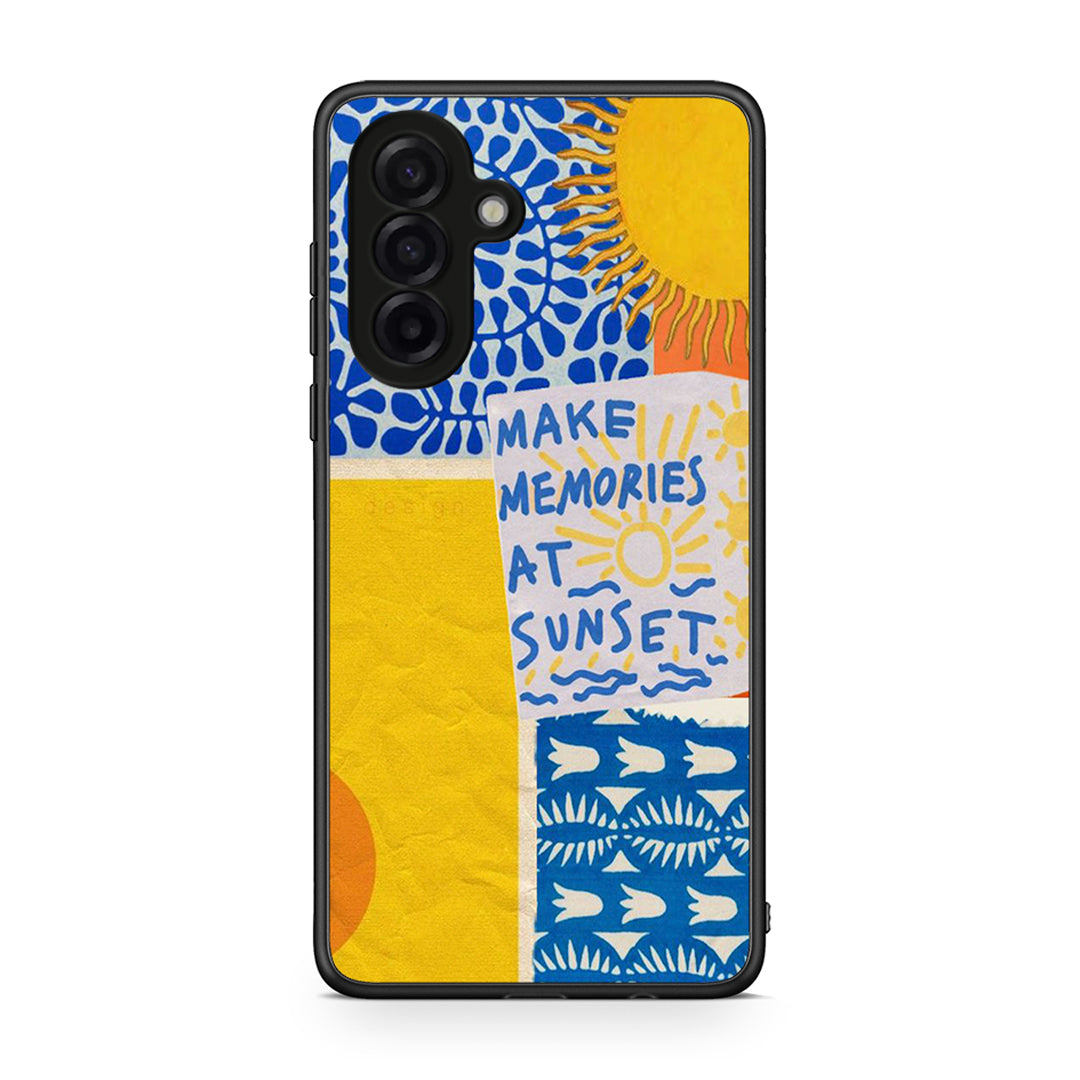 Samsung Galaxy A17 4G Sunset Memories Θήκη από τη Smartfits με σχέδιο στο πίσω μέρος και μαύρο περίβλημα | Smartphone case with colorful back and black bezels by Smartfits