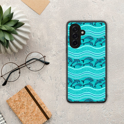 Swimming Dolphins - Samsung Galaxy A17 4G θήκη