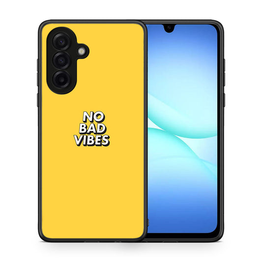 Θήκη Samsung Galaxy A17 4G Vibes Text από τη Smartfits με σχέδιο στο πίσω μέρος και μαύρο περίβλημα | Samsung Galaxy A17 4G Vibes Text case with colorful back and black bezels