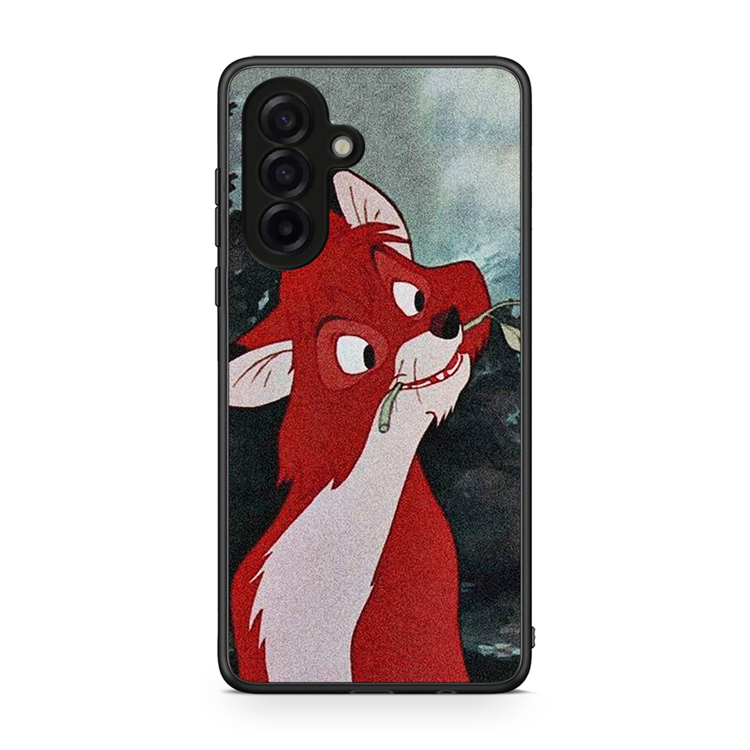 Samsung Galaxy A17 4G Tod And Vixey Love 1 θήκη από τη Smartfits με σχέδιο στο πίσω μέρος και μαύρο περίβλημα | Smartphone case with colorful back and black bezels by Smartfits