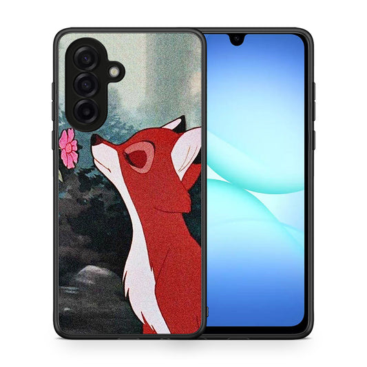 Θήκη Samsung Galaxy A17 4G Tod And Vixey Love 2 από τη Smartfits με σχέδιο στο πίσω μέρος και μαύρο περίβλημα | Samsung Galaxy A17 4G Tod And Vixey Love 2 case with colorful back and black bezels