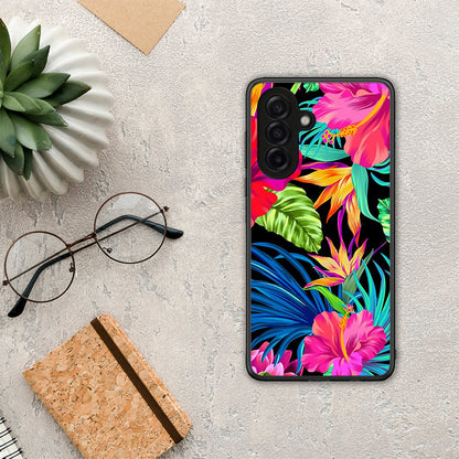 Tropical Flowers - Samsung Galaxy A17 4G θήκη