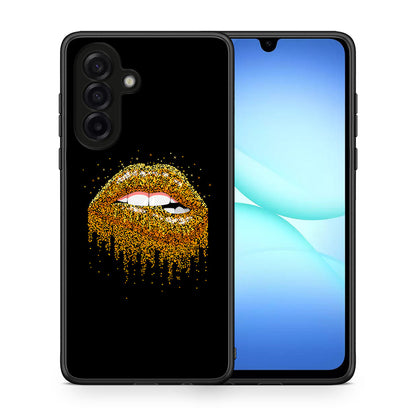 Θήκη Samsung Galaxy A17 4G Golden Valentine από τη Smartfits με σχέδιο στο πίσω μέρος και μαύρο περίβλημα | Samsung Galaxy A17 4G Golden Valentine case with colorful back and black bezels
