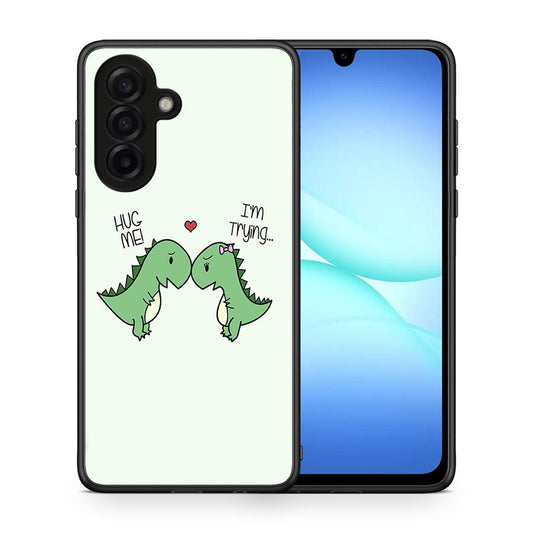 Θήκη Samsung Galaxy A17 4G Rex Valentine από τη Smartfits με σχέδιο στο πίσω μέρος και μαύρο περίβλημα | Samsung Galaxy A17 4G Rex Valentine case with colorful back and black bezels
