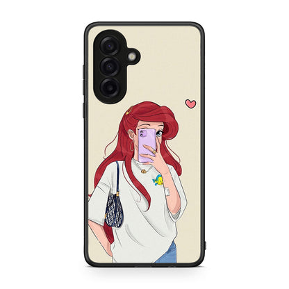 Samsung Galaxy A17 4G Walking Mermaid Θήκη από τη Smartfits με σχέδιο στο πίσω μέρος και μαύρο περίβλημα | Smartphone case with colorful back and black bezels by Smartfits