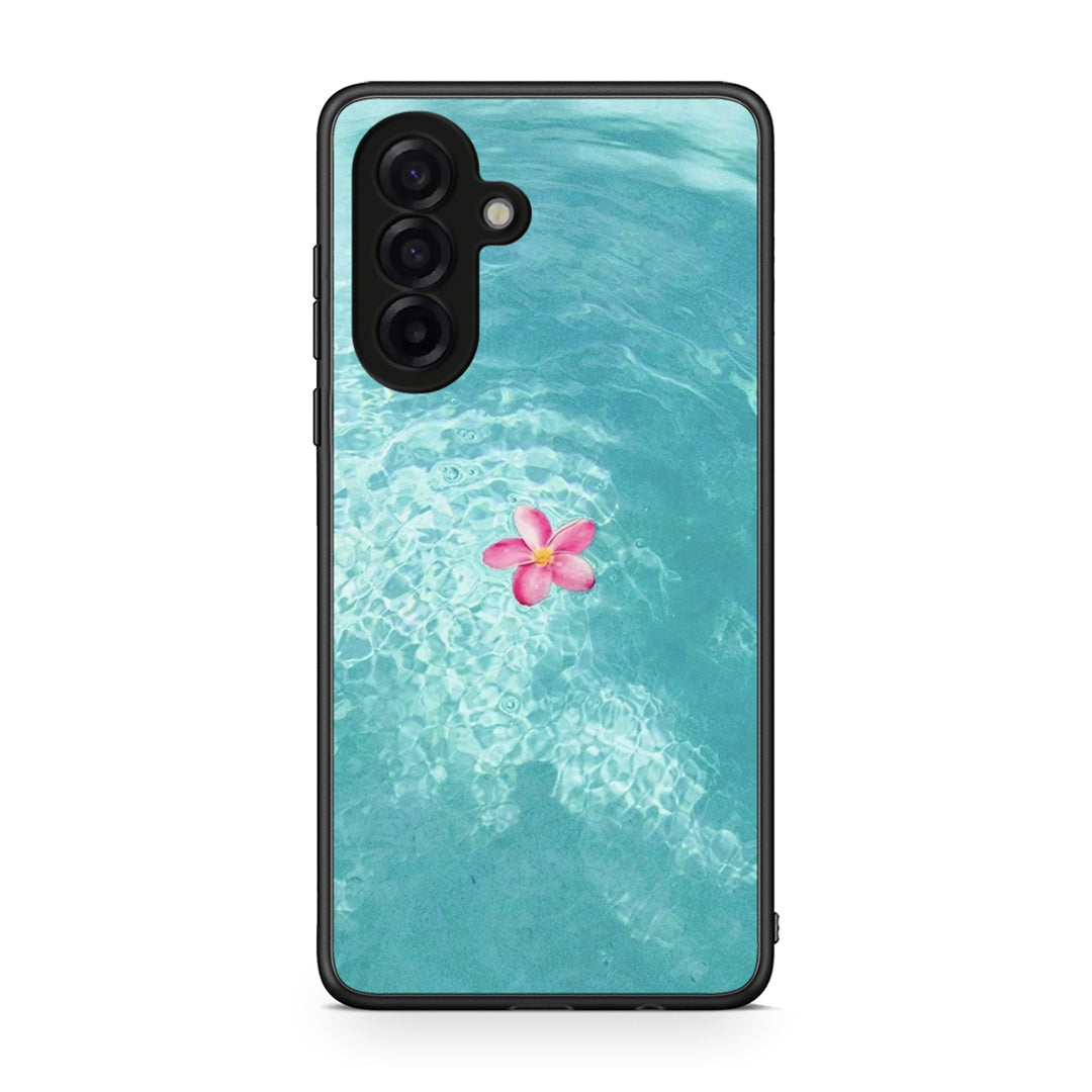 Samsung Galaxy A17 4G Water Flower Θήκη από τη Smartfits με σχέδιο στο πίσω μέρος και μαύρο περίβλημα | Smartphone case with colorful back and black bezels by Smartfits