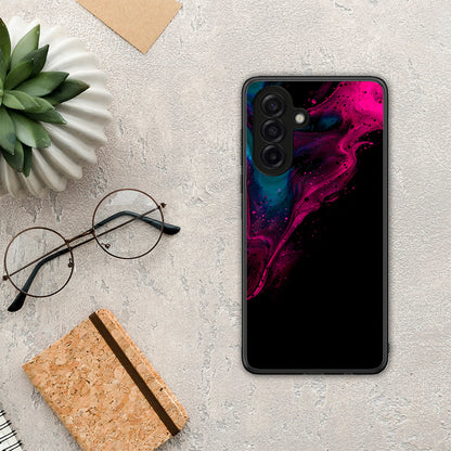 Watercolor Pink Black - Samsung Galaxy A17 4G θήκη