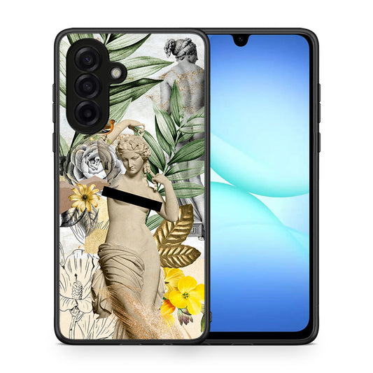 Θήκη Samsung Galaxy A17 4G Woman Statue από τη Smartfits με σχέδιο στο πίσω μέρος και μαύρο περίβλημα | Samsung Galaxy A17 4G Woman Statue case with colorful back and black bezels