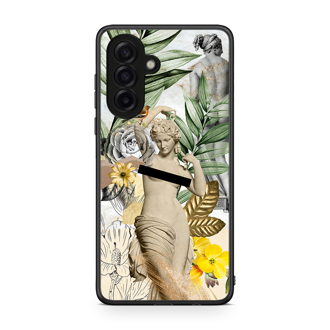 Samsung Galaxy A17 4G Woman Statue θήκη από τη Smartfits με σχέδιο στο πίσω μέρος και μαύρο περίβλημα | Smartphone case with colorful back and black bezels by Smartfits