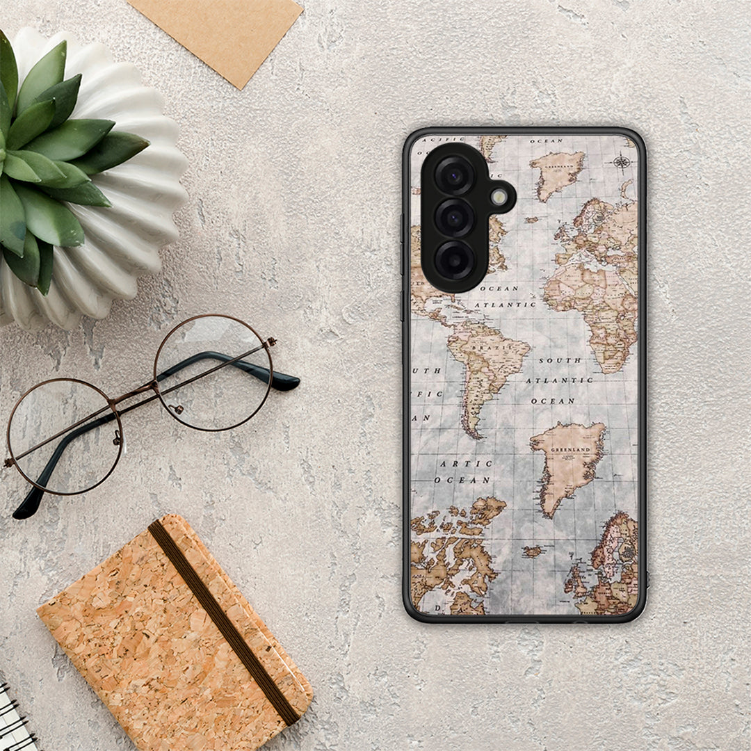 World Map - Samsung Galaxy A17 4G θήκη