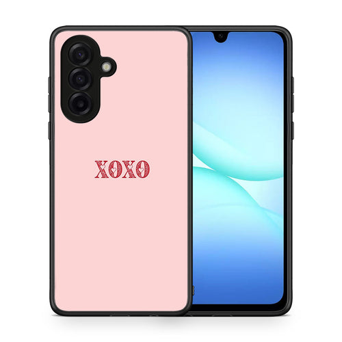 Θήκη Samsung Galaxy A17 4G XOXO Love από τη Smartfits με σχέδιο στο πίσω μέρος και μαύρο περίβλημα | Samsung Galaxy A17 4G XOXO Love case with colorful back and black bezels