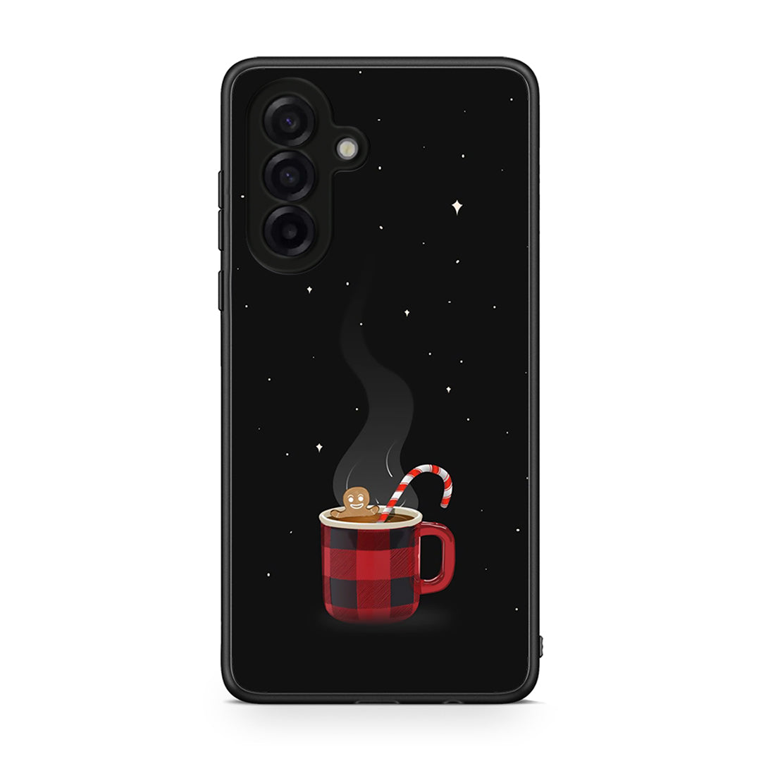 Samsung Galaxy A17 4G Xmas Bathing θήκη από τη Smartfits με σχέδιο στο πίσω μέρος και μαύρο περίβλημα | Smartphone case with colorful back and black bezels by Smartfits