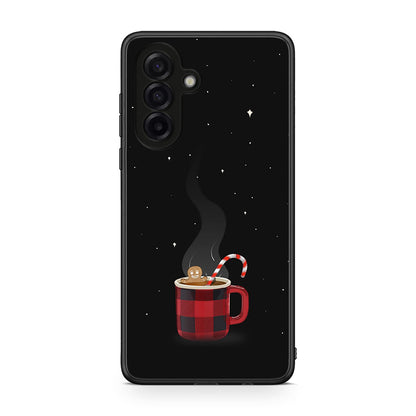 Samsung Galaxy A17 4G Xmas Bathing θήκη από τη Smartfits με σχέδιο στο πίσω μέρος και μαύρο περίβλημα | Smartphone case with colorful back and black bezels by Smartfits
