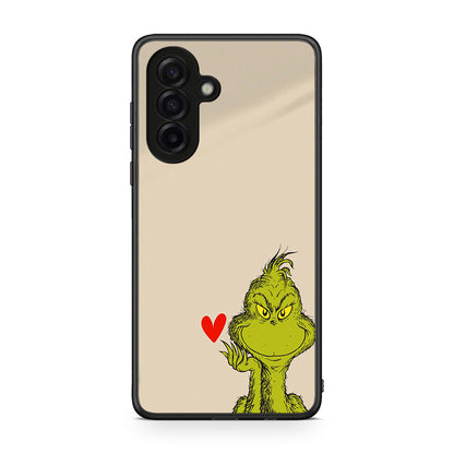 Samsung Galaxy A17 4G Xmas Grinch θήκη από τη Smartfits με σχέδιο στο πίσω μέρος και μαύρο περίβλημα | Smartphone case with colorful back and black bezels by Smartfits