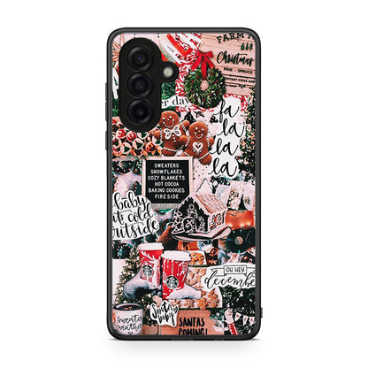 Samsung Galaxy A17 4G Xmas Habbits θήκη από τη Smartfits με σχέδιο στο πίσω μέρος και μαύρο περίβλημα | Smartphone case with colorful back and black bezels by Smartfits