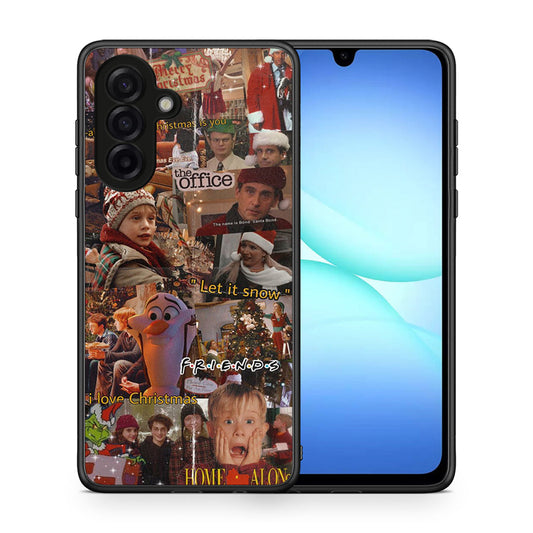 Θήκη Samsung Galaxy A17 4G Xmas Wishes από τη Smartfits με σχέδιο στο πίσω μέρος και μαύρο περίβλημα | Samsung Galaxy A17 4G Xmas Wishes case with colorful back and black bezels