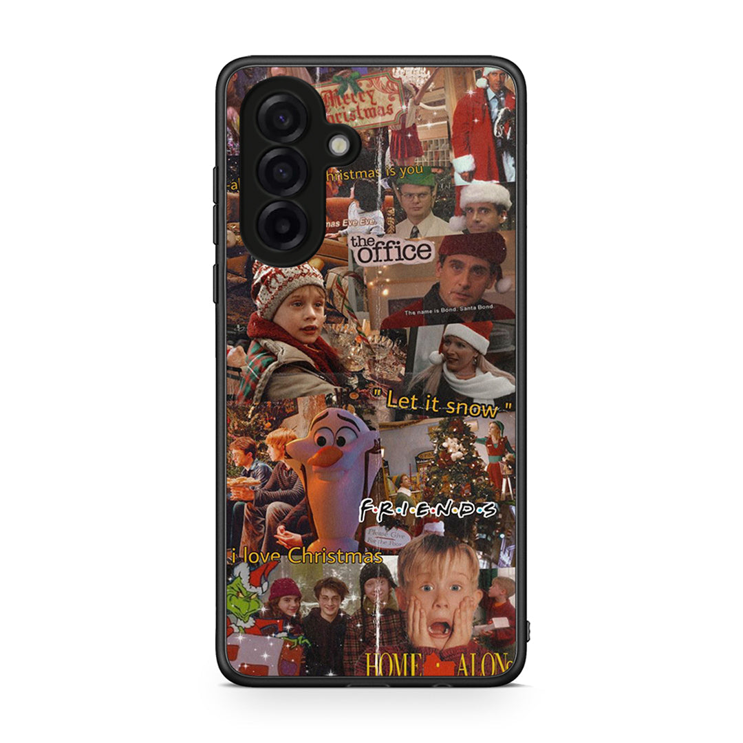 Samsung Galaxy A17 4G Xmas Wishes θήκη από τη Smartfits με σχέδιο στο πίσω μέρος και μαύρο περίβλημα | Smartphone case with colorful back and black bezels by Smartfits