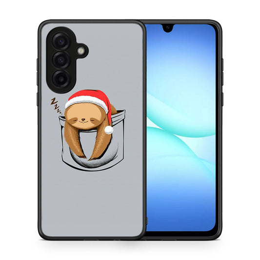 Θήκη Samsung Galaxy A17 4G Xmas Zzzz από τη Smartfits με σχέδιο στο πίσω μέρος και μαύρο περίβλημα | Samsung Galaxy A17 4G Xmas Zzzz case with colorful back and black bezels