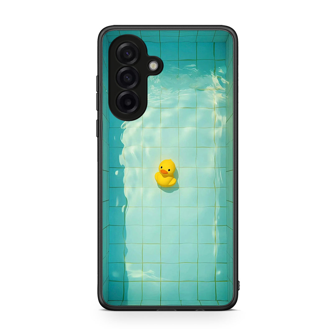 Samsung Galaxy A17 4G Yellow Duck θήκη από τη Smartfits με σχέδιο στο πίσω μέρος και μαύρο περίβλημα | Smartphone case with colorful back and black bezels by Smartfits