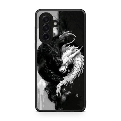 Samsung Galaxy A17 4G Yin Yang Θήκη από τη Smartfits με σχέδιο στο πίσω μέρος και μαύρο περίβλημα | Smartphone case with colorful back and black bezels by Smartfits