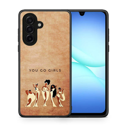 Θήκη Samsung Galaxy A17 4G You Go Girl από τη Smartfits με σχέδιο στο πίσω μέρος και μαύρο περίβλημα | Samsung Galaxy A17 4G You Go Girl case with colorful back and black bezels