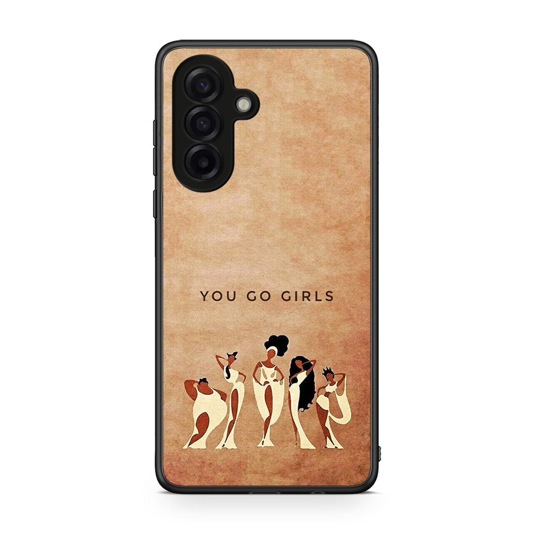 Samsung Galaxy A17 4G You Go Girl θήκη από τη Smartfits με σχέδιο στο πίσω μέρος και μαύρο περίβλημα | Smartphone case with colorful back and black bezels by Smartfits