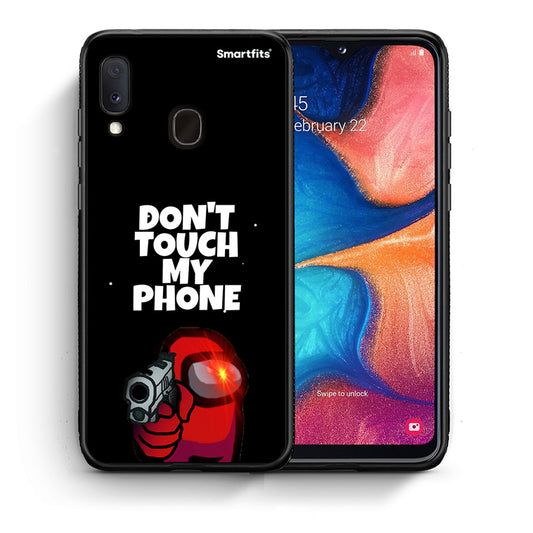 Θήκη Samsung A20e My Phone από τη Smartfits με σχέδιο στο πίσω μέρος και μαύρο περίβλημα | Samsung A20e My Phone case with colorful back and black bezels