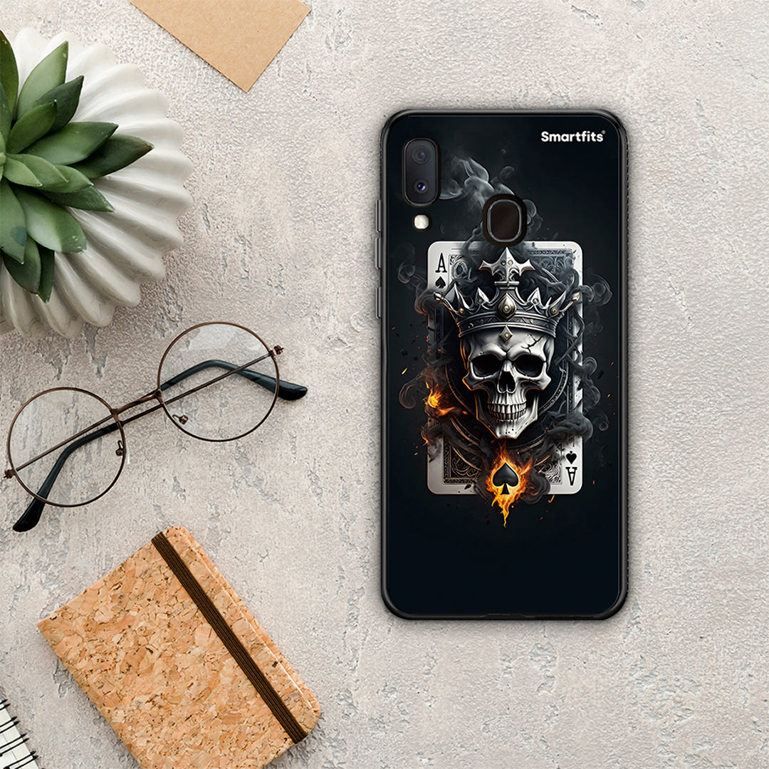 Skull King Ace - Samsung Galaxy A20e θήκη