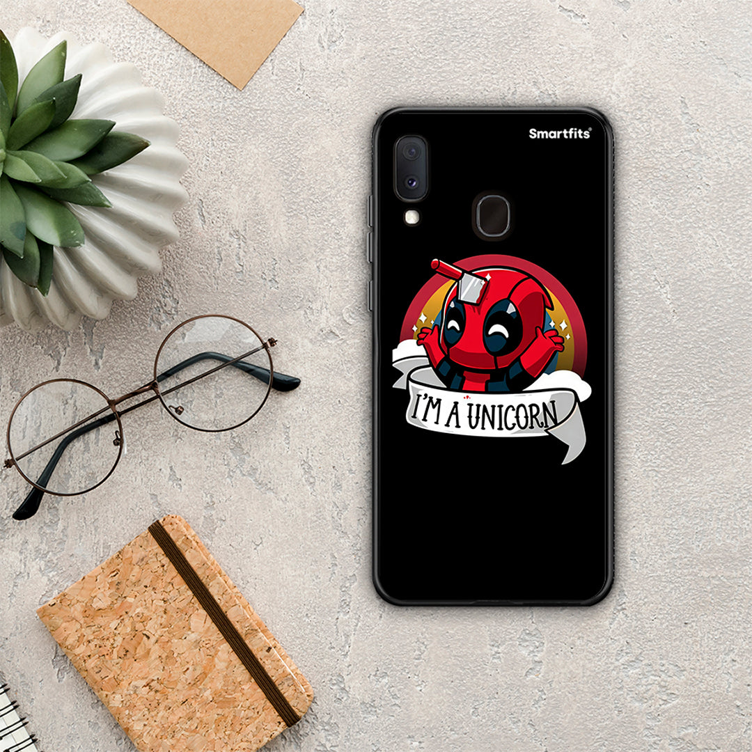 Unicorn Deadpool - Samsung Galaxy A20e θήκη