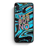 Thumbnail for Samsung A20e Yes But No θήκη από τη Smartfits με σχέδιο στο πίσω μέρος και μαύρο περίβλημα | Smartphone case with colorful back and black bezels by Smartfits