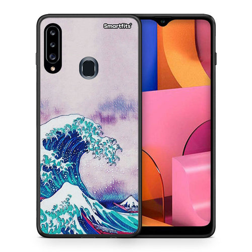 Blue Waves - Samsung Galaxy A20s θήκη