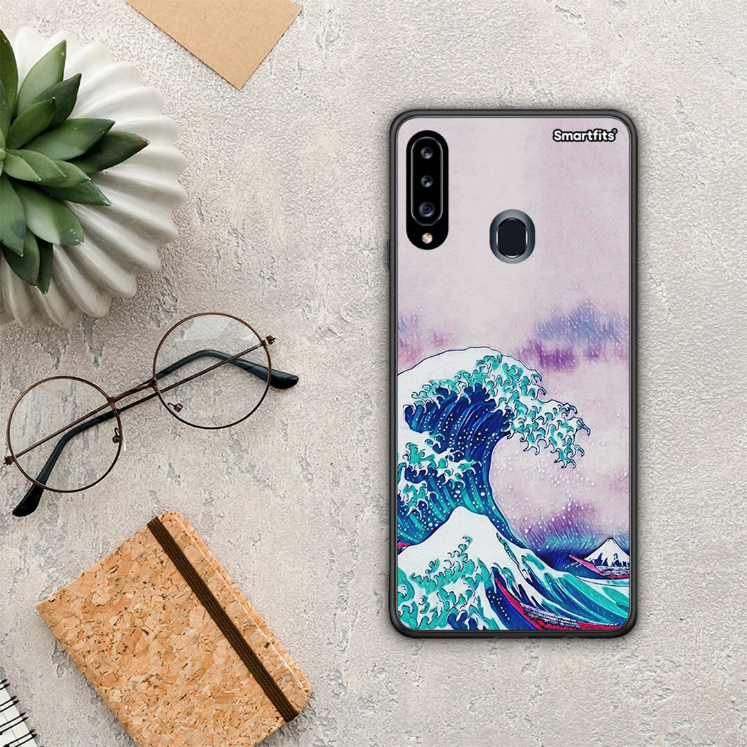 Blue Waves - Samsung Galaxy A20s θήκη