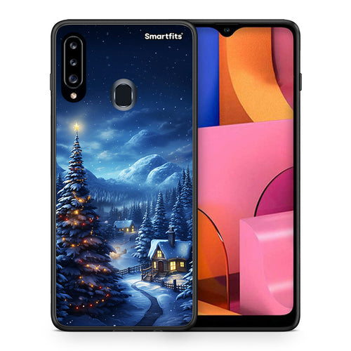 Christmas Scenery - Samsung Galaxy A20s θήκη