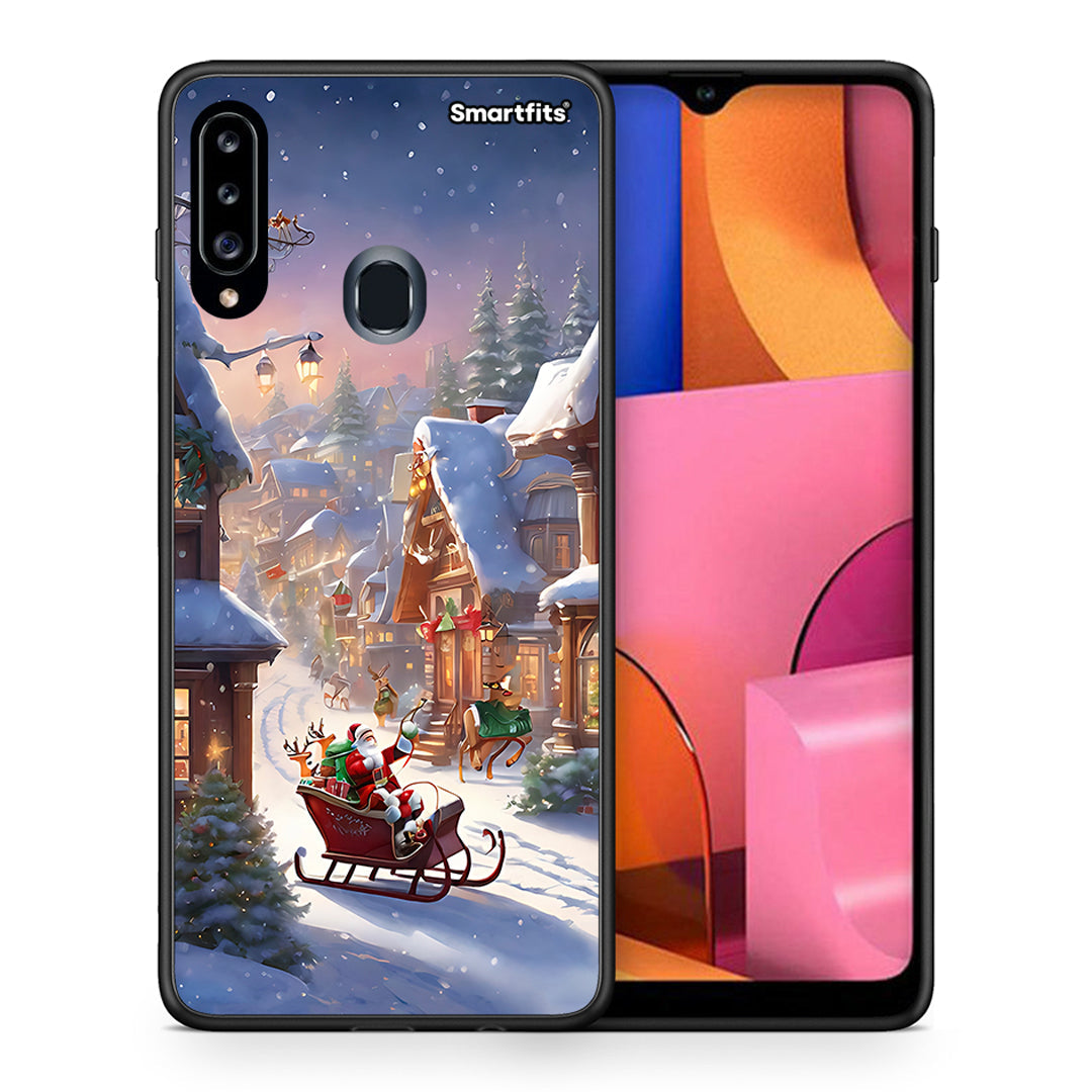 Christmas Snow - Samsung Galaxy A20s θήκη