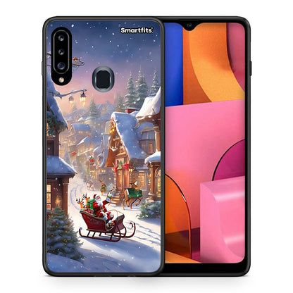 Christmas Snow - Samsung Galaxy A20s θήκη